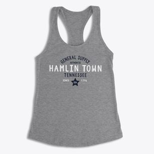 Hamlin Town Tennessee General Supply Women's Racerback Tank