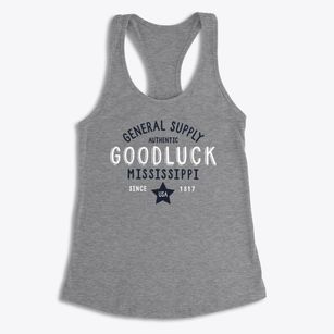Goodluck Mississippi General Supply Women's Racerback Tank