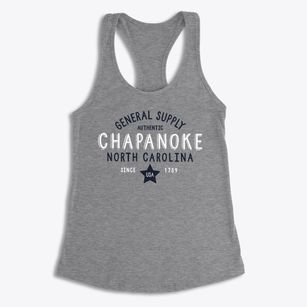 Chapanoke North Carolina General Supply Women's Racerback Tank