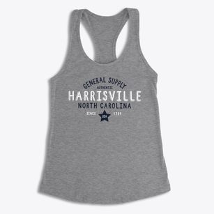 Harrisville North Carolina General Supply Women's Racerback Tank