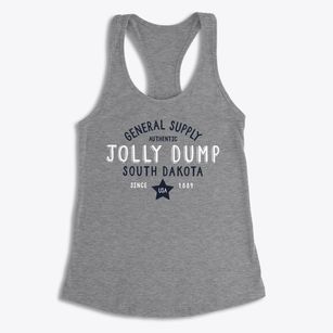Jolly Dump South Dakota General Supply Women's Racerback Tank