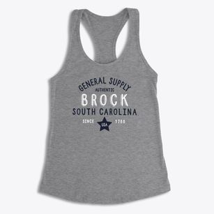 Brock South Carolina General Supply Women's Racerback Tank