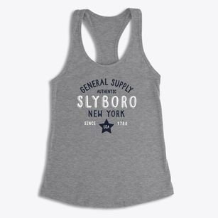 Slyboro New York General Supply Women's Racerback Tank