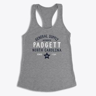 Padgett North Carolina General Supply Women's Racerback Tank