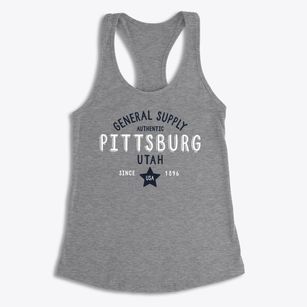 Pittsburg Utah General Supply Women's Racerback Tank