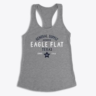 Eagle Flat Texas General Supply Women's Racerback Tank