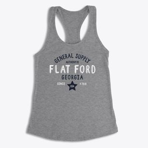 Flat Ford Georgia General Supply Women's Racerback Tank