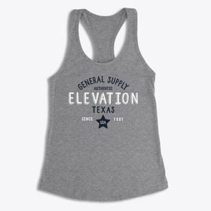 Elevation Texas General Supply Women's Racerback Tank