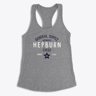 Hepburn Ohio General Supply Women's Racerback Tank