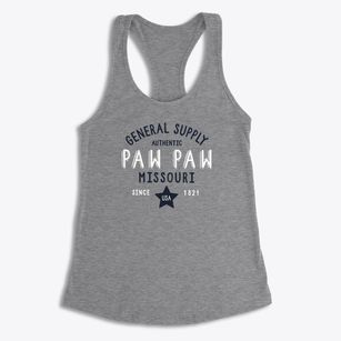 Paw Paw Missouri General Supply Women's Racerback Tank