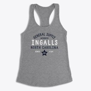 Ingalls North Carolina General Supply Women's Racerback Tank