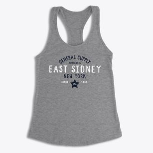 East Sidney New York General Supply Women's Racerback Tank