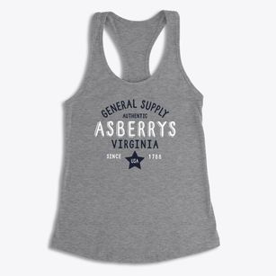 Asberrys Virginia General Supply Women's Racerback Tank