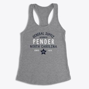 Pender North Carolina General Supply Women's Racerback Tank
