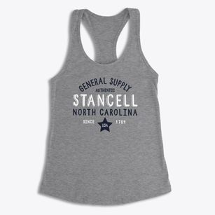 Stancell North Carolina General Supply Women's Racerback Tank
