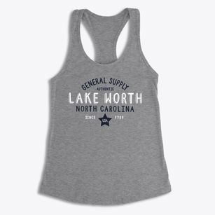 Lake Worth North Carolina General Supply Women's Racerback Tank