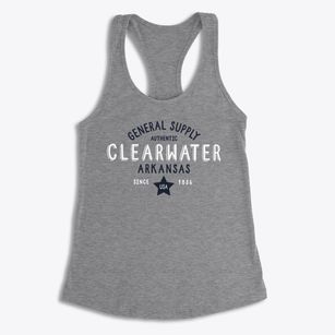 Clearwater Arkansas General Supply Women's Racerback Tank