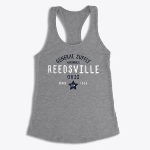 Reedsville Ohio General Supply Women's Racerback Tank