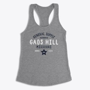 Gads Hill Missouri General Supply Women's Racerback Tank