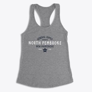 North Pembroke New Hampshire General Supply Women's Racerback Tank