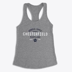 Chesterfield Maryland General Supply Women's Racerback Tank