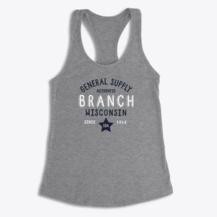 Branch Wisconsin General Supply Women's Racerback Tank