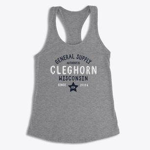 Cleghorn Wisconsin General Supply Women's Racerback Tank