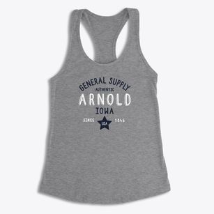 Arnold Iowa General Supply Women's Racerback Tank