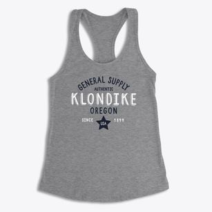 Klondike Oregon General Supply Women's Racerback Tank