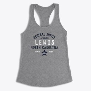 Lewis North Carolina General Supply Women's Racerback Tank