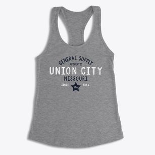 Union City Missouri General Supply Women's Racerback Tank