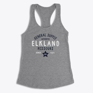 Elkland Missouri General Supply Women's Racerback Tank