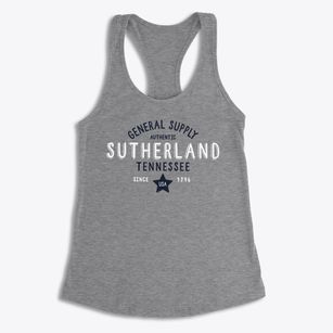 Sutherland Tennessee General Supply Women's Racerback Tank