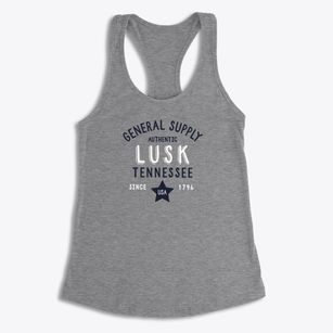 Lusk Tennessee General Supply Women's Racerback Tank