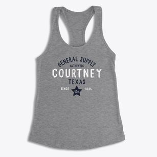 Courtney Texas General Supply Women's Racerback Tank