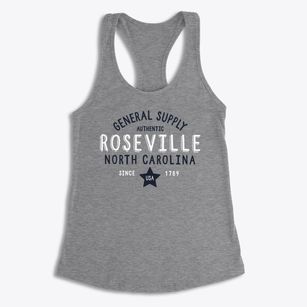 Roseville North Carolina General Supply Women's Racerback Tank