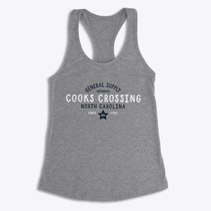 Cooks Crossing North Carolina General Supply Women's Racerback Tank