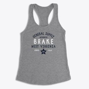 Brake West Virginia General Supply Women's Racerback Tank