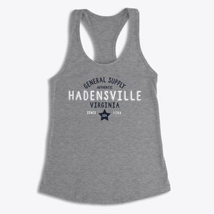 Hadensville Virginia General Supply Women's Racerback Tank