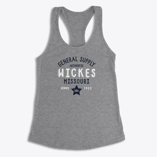 Wickes Missouri General Supply Women's Racerback Tank