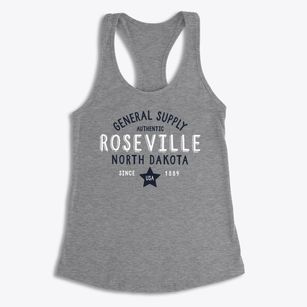 Roseville North Dakota General Supply Women's Racerback Tank