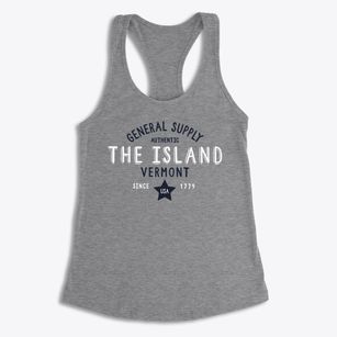 The Island Vermont General Supply Women's Racerback Tank