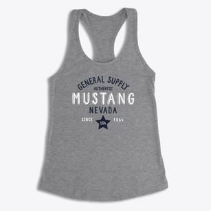Mustang Nevada General Supply Women's Racerback Tank