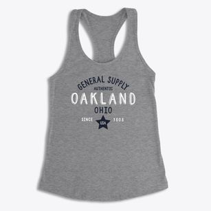 Oakland Ohio General Supply Women's Racerback Tank
