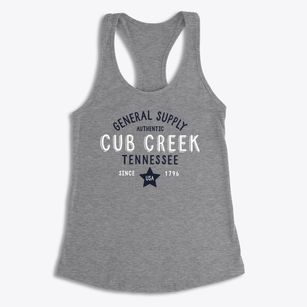Cub Creek Tennessee General Supply Women's Racerback Tank