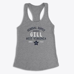 Gill West Virginia General Supply Women's Racerback Tank