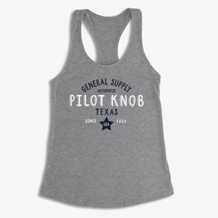 Pilot Knob Texas General Supply Women's Racerback Tank