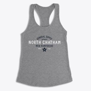 North Chatham New Hampshire General Supply Women's Racerback Tank
