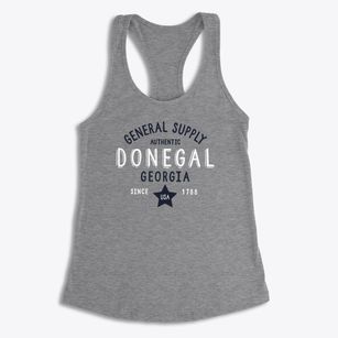 Donegal Georgia General Supply Women's Racerback Tank