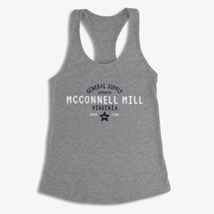 Mcconnell Mill Virginia General Supply Women's Racerback Tank